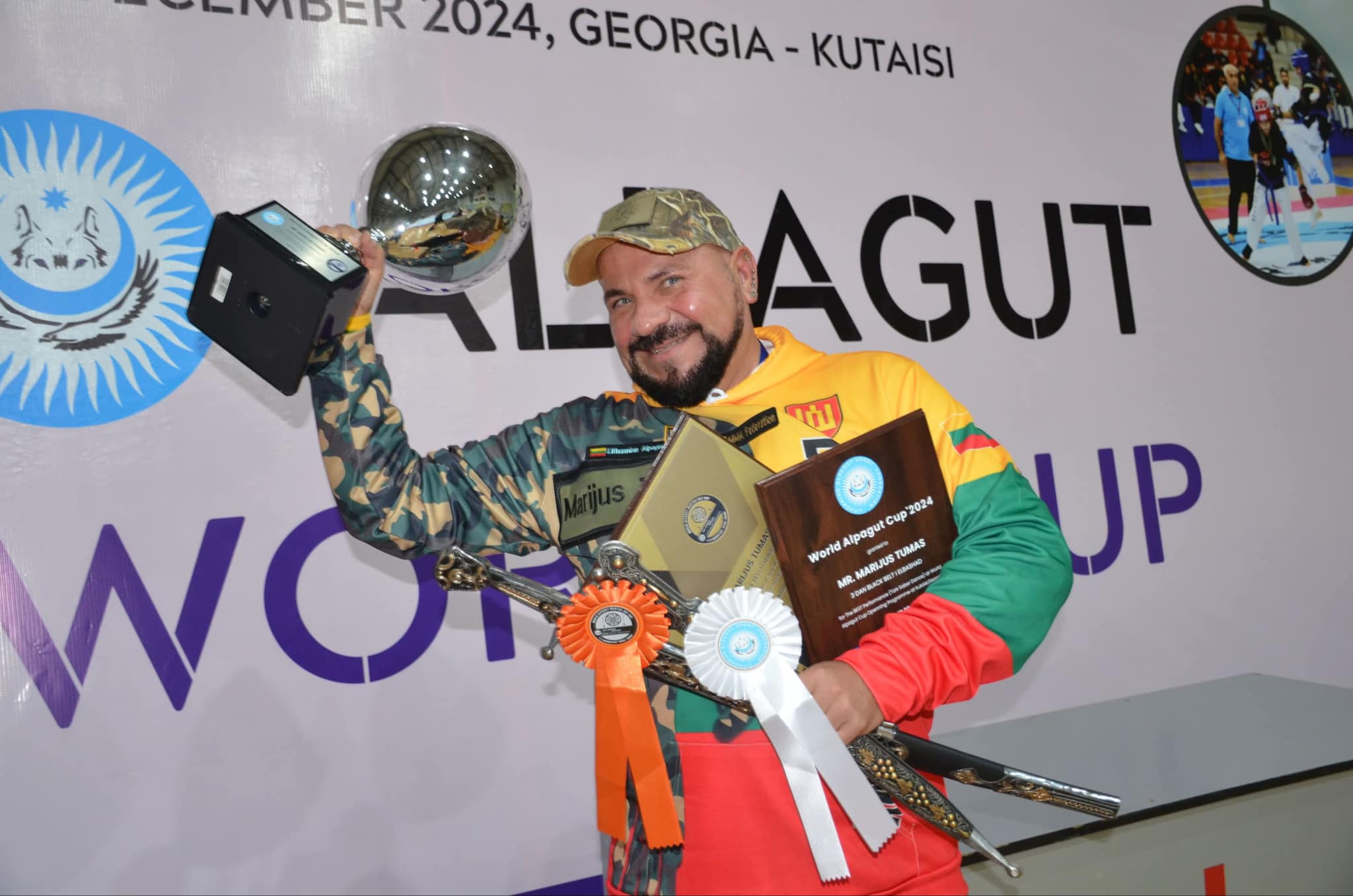 Marijus Tumas-Best Alpagut World Cup “Saber” and First Chokhosani from Lithuania/ მარიუს ტუმასი – საუკეთესო ალპაგუტის მსოფლიო თასი “საბერი” და პირველი ჩოხოსანი ლიეტუვიდან